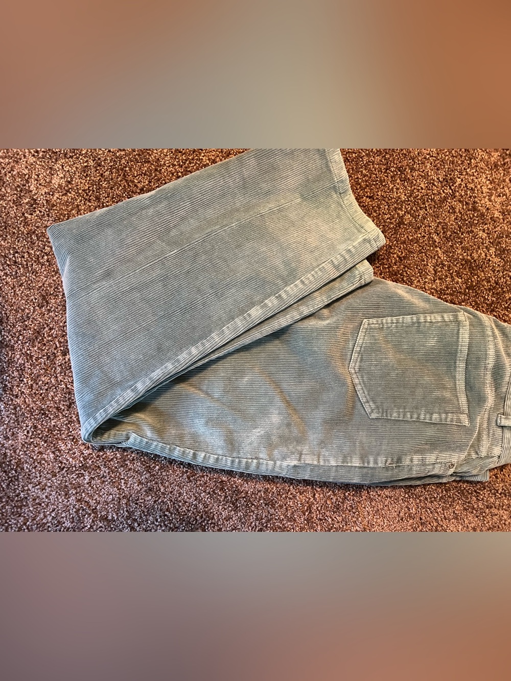 Jones New York Sport Women’s Corduroy Jeans in Light Sage Green - Classic Fit
